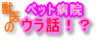 +獣医のペット病院ウラ話!?